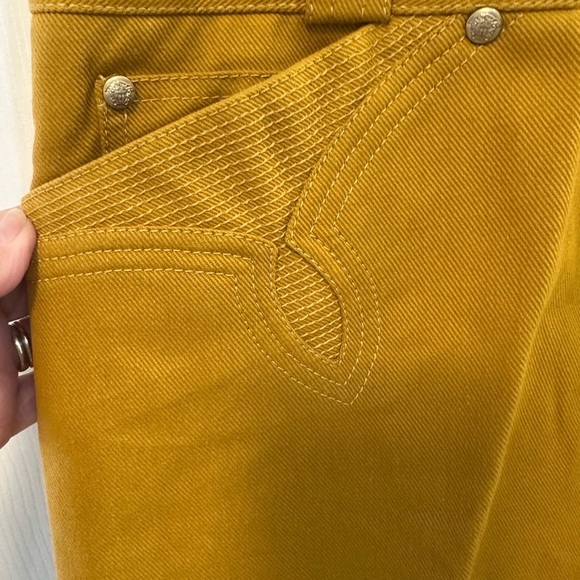 Versace Men's Vintage Gold Jeans. 5 Pocket Medusa Studs Size 48 31x41 - Picture 5 of 14